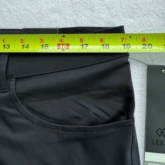 Leg3nd Men's Comfort Fit Performance Stretch Moisture Dark Navy Pants 34x30 NWT - Picture 8 of 11